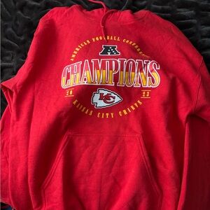 NFL Red Hoodie with Logo
